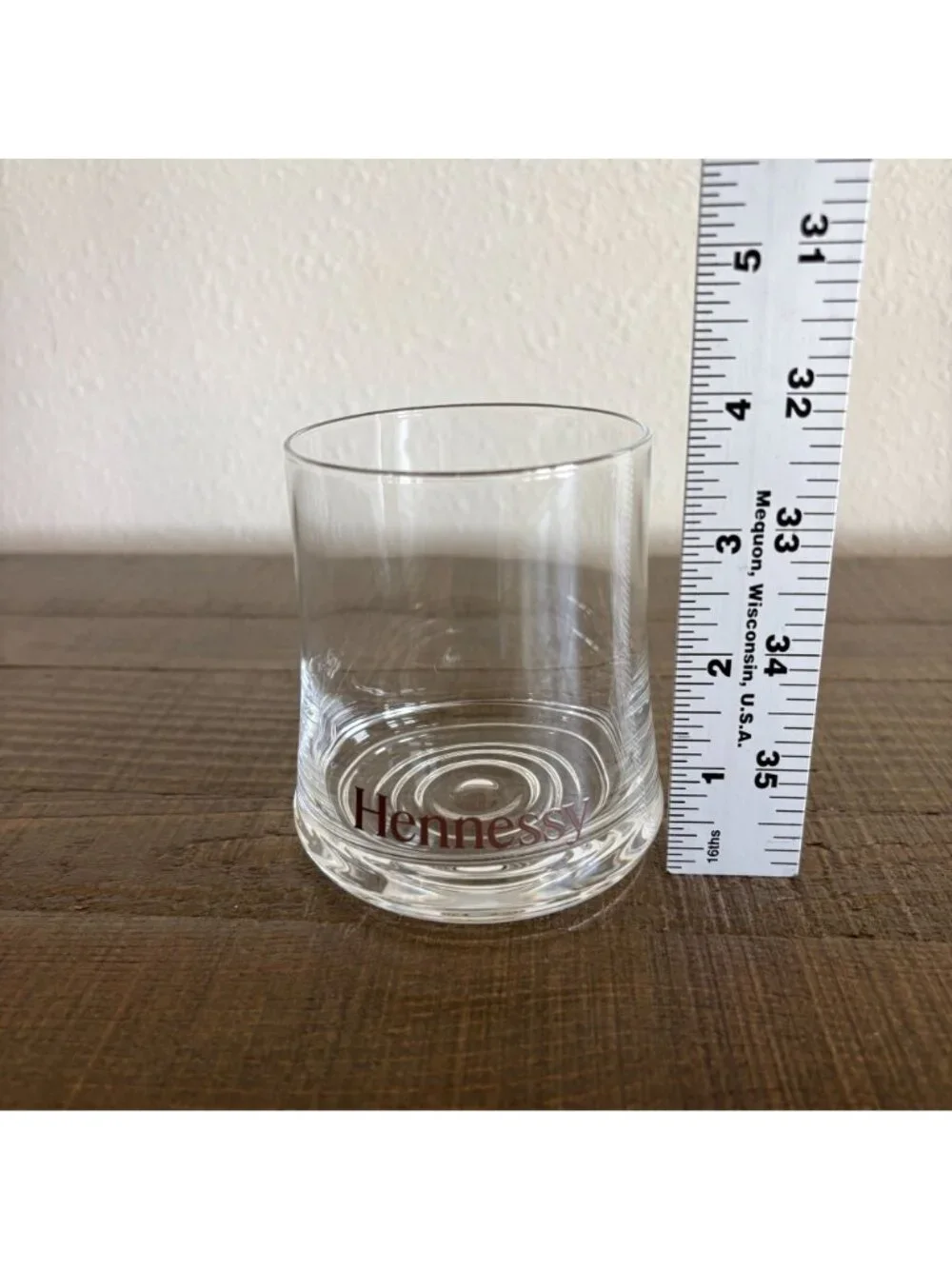 Hennessy‎ Lowball Courvoisier Snifter Cognac Glass Set of 2 Glasses